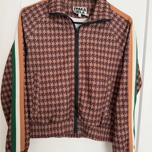 Pam & Gela Houndstooth Crop Jacket